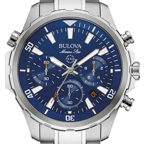 bulova mens sea master watches low prices|bulova men's marine star chronograph.